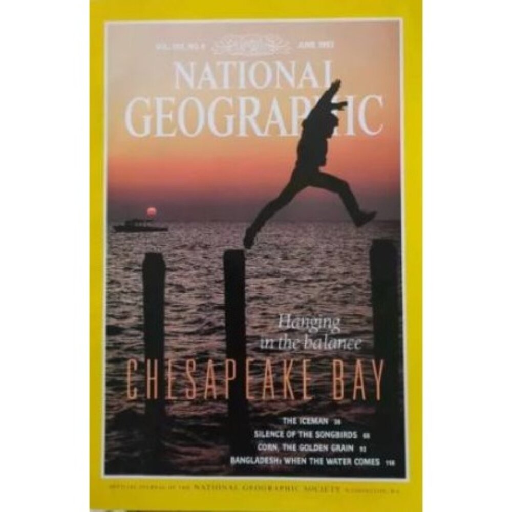 National Geographic Magazine June 1983 VOL 183 NO 6 Chesapeake Bay Cover
